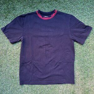 Black DAILY PAPER Collar Logo T-shirt